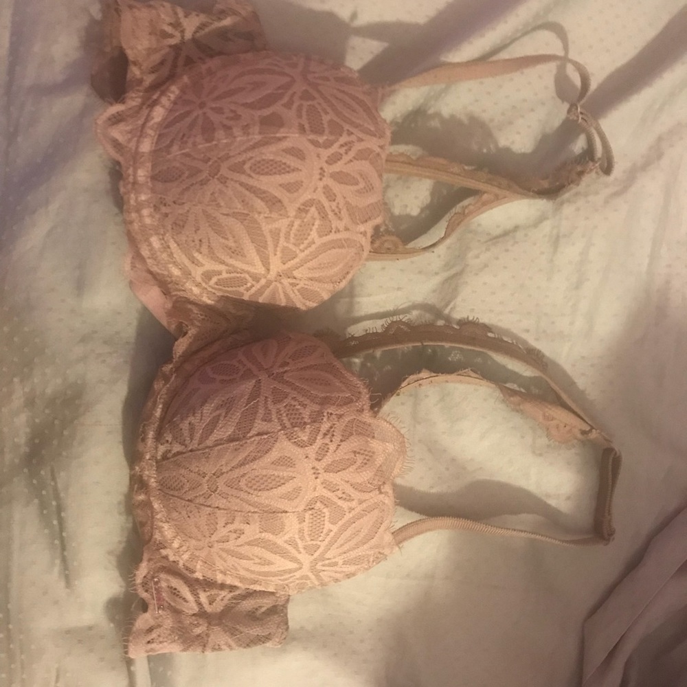 Beige VS PINK push up bra